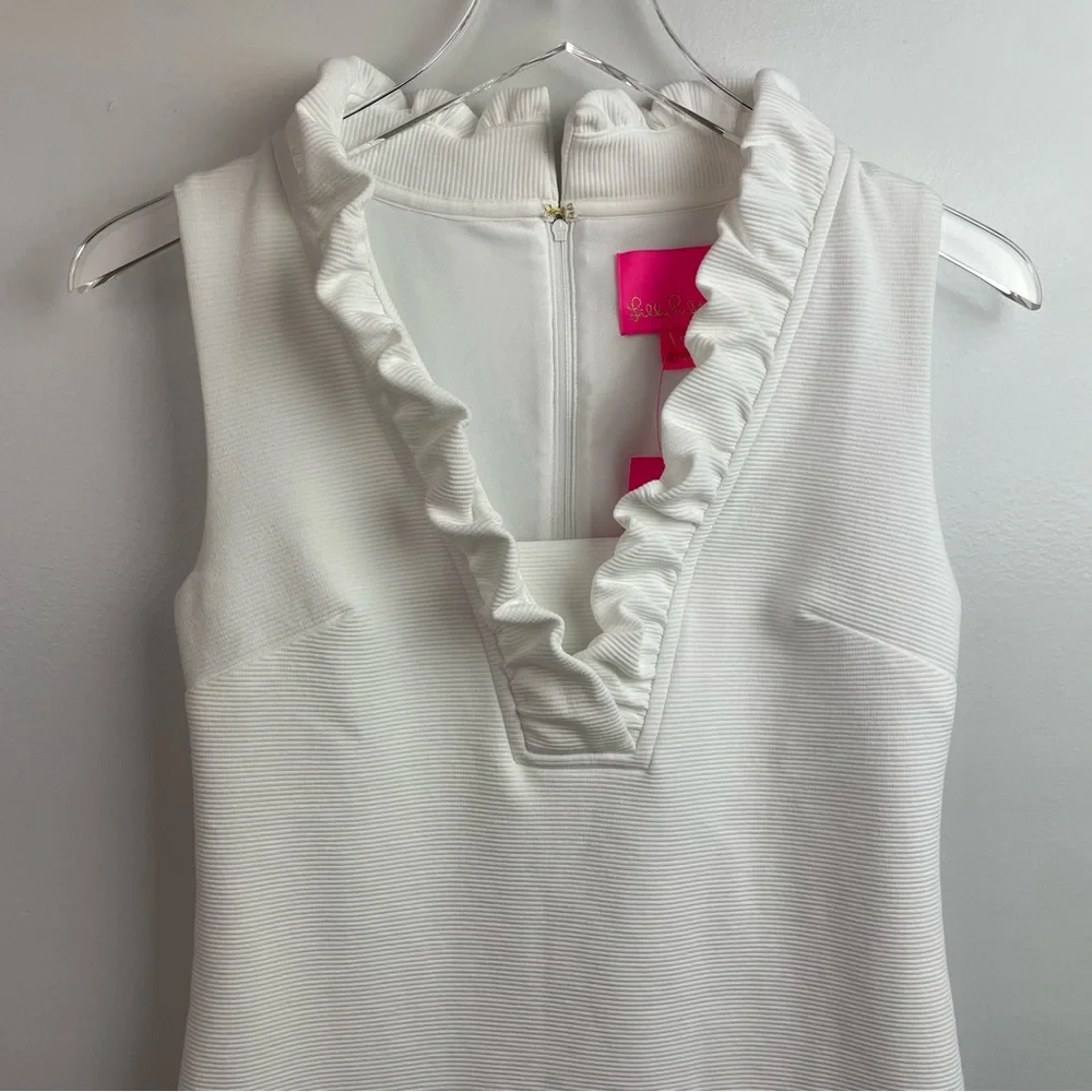 Lilly Pulitzer White Tisbury Shoft Dress NWT - Picture 5 of 12